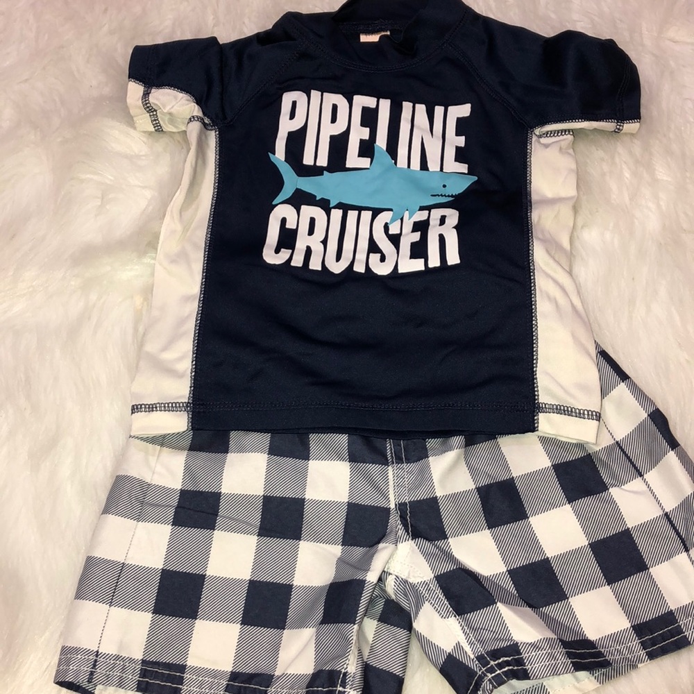 Oshkosh 2 pc toddler boy swim set